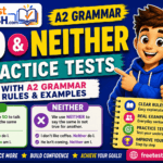 So and Neither Practice Tests with A2 Grammar Rules & Examples
