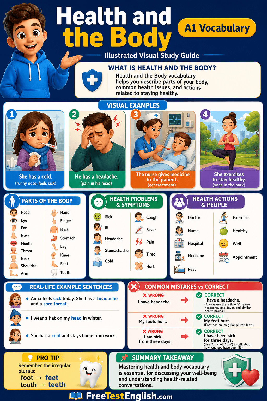 Health and the Body A1 Infographic