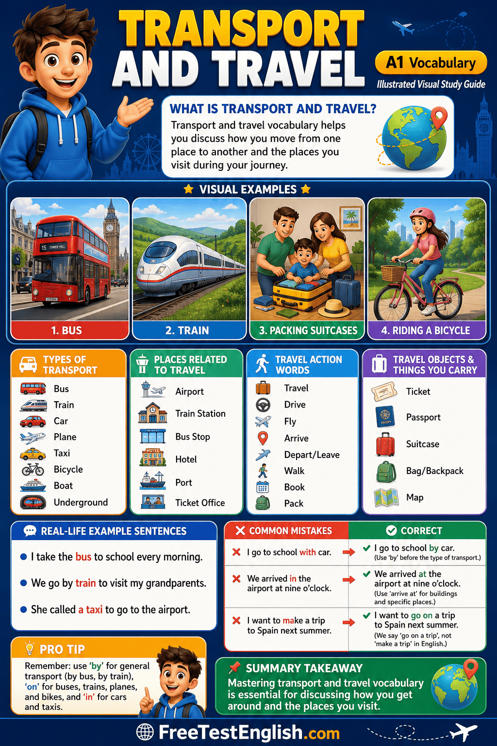 Transport and Travel A1 Infographic