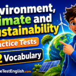 Environment, Climate and Sustainability B2 Vocabulary Practice Tests Rules & Examples