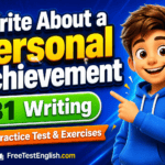 Write About a Personal Achievement B1 Writing Practice Tests Rules & Examples