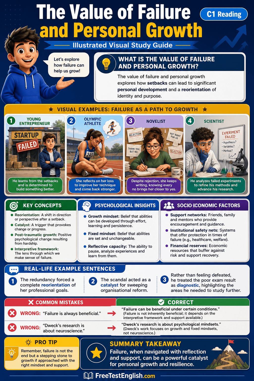 The Value of Failure and Personal Growth C1 Infographic