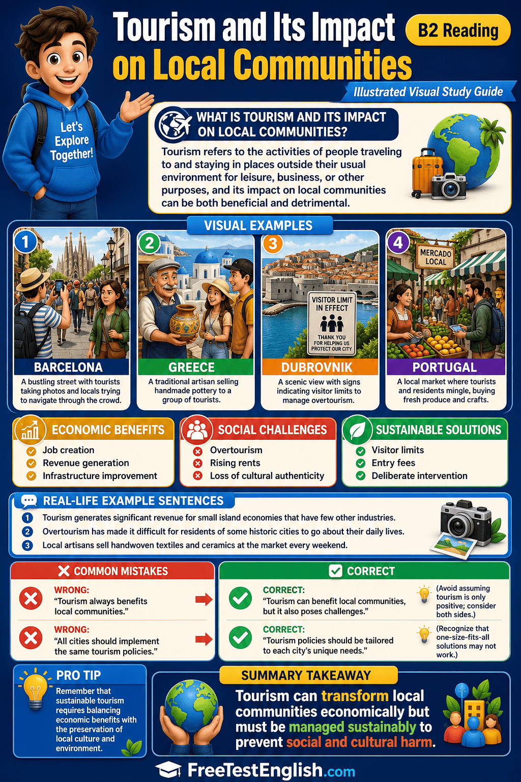 Tourism and Its Impact on Local Communities B2 Infographic